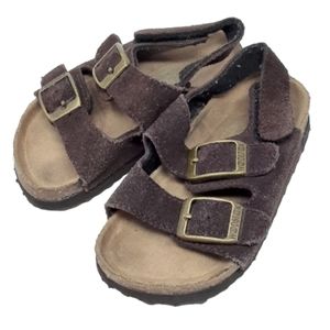 Woodstock Vintage Brand toddler size 5 brown suede leather sandals, summer